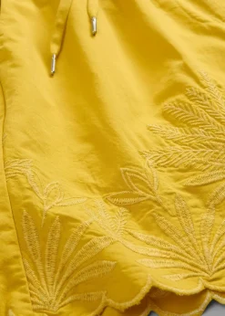 Shorts mit Seidenanteil