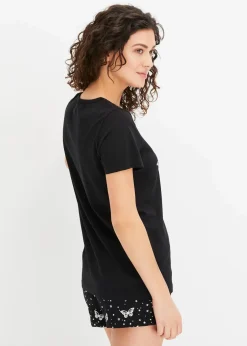 Shorty aus reiner Baumwolle