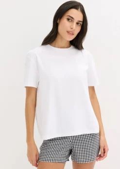 Shorty mit gewebter Shorts