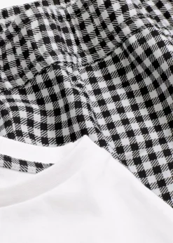 Shorty mit gewebter Shorts