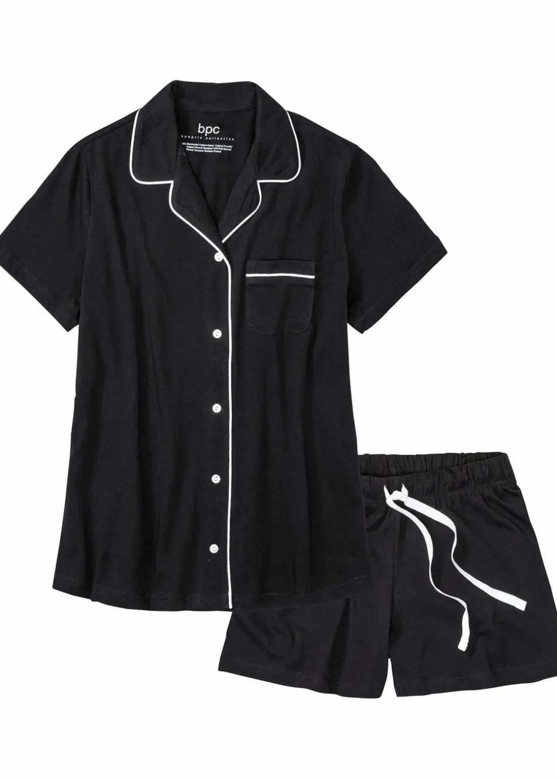 Shorty mit Knopfleiste