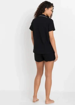 Shorty mit Knopfleiste