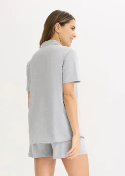 Shorty mit Knopfleiste