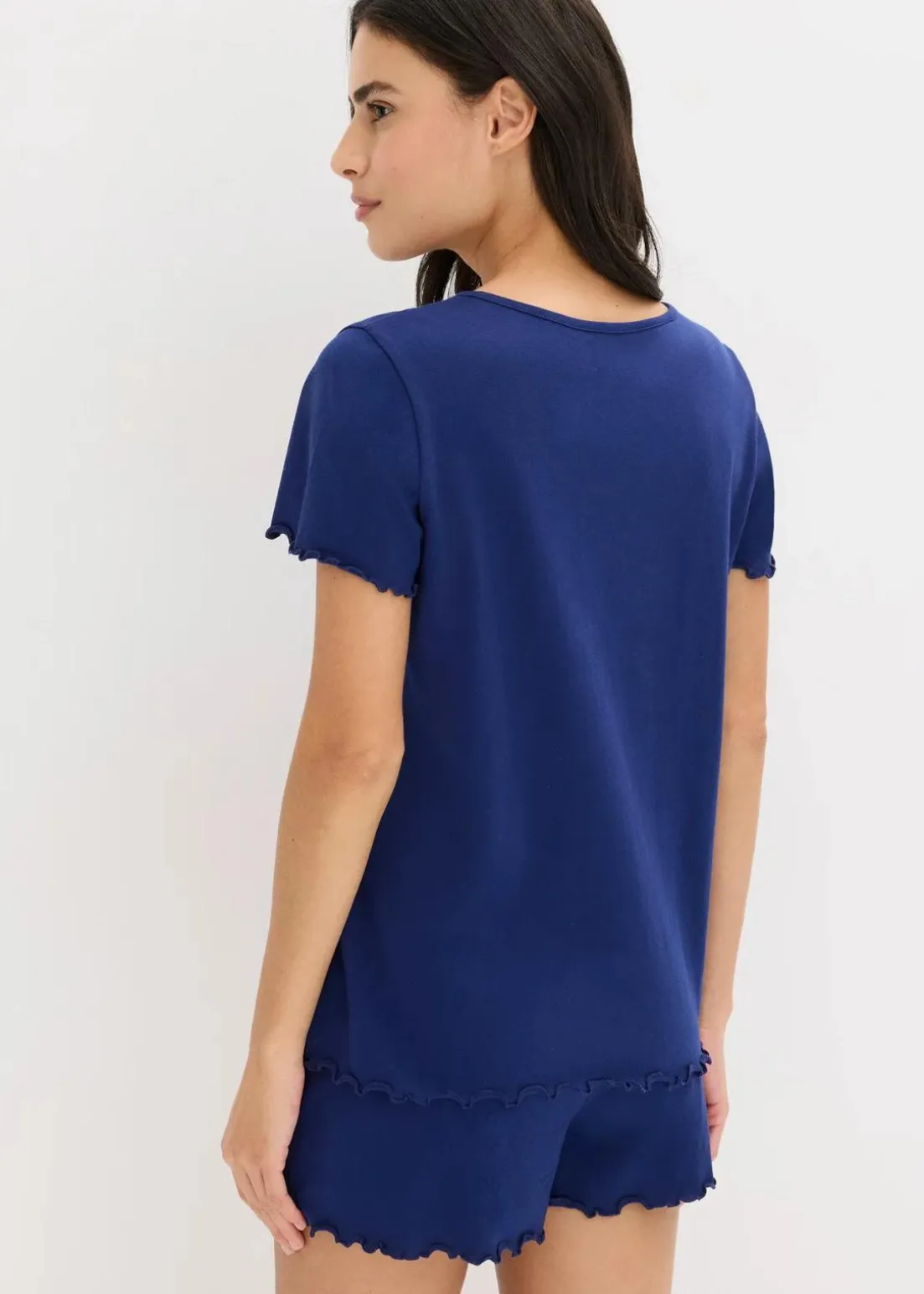 Shorty mit Knopfleiste