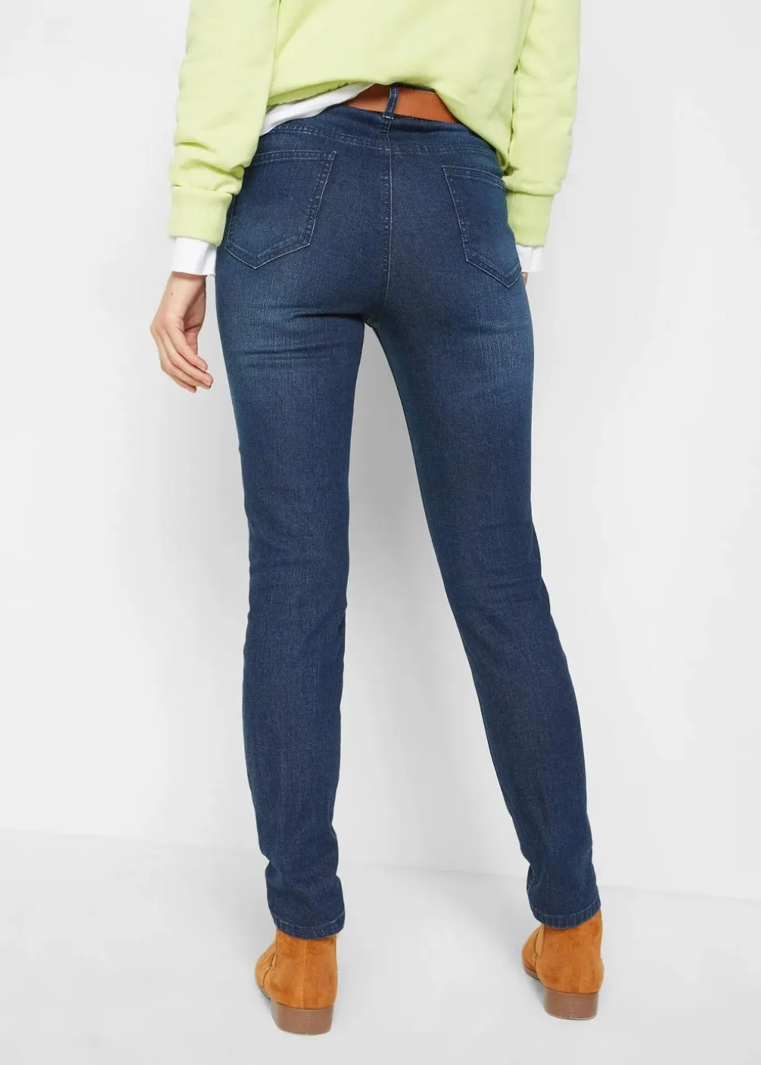 Skinny Jeans High Waist, cropped
