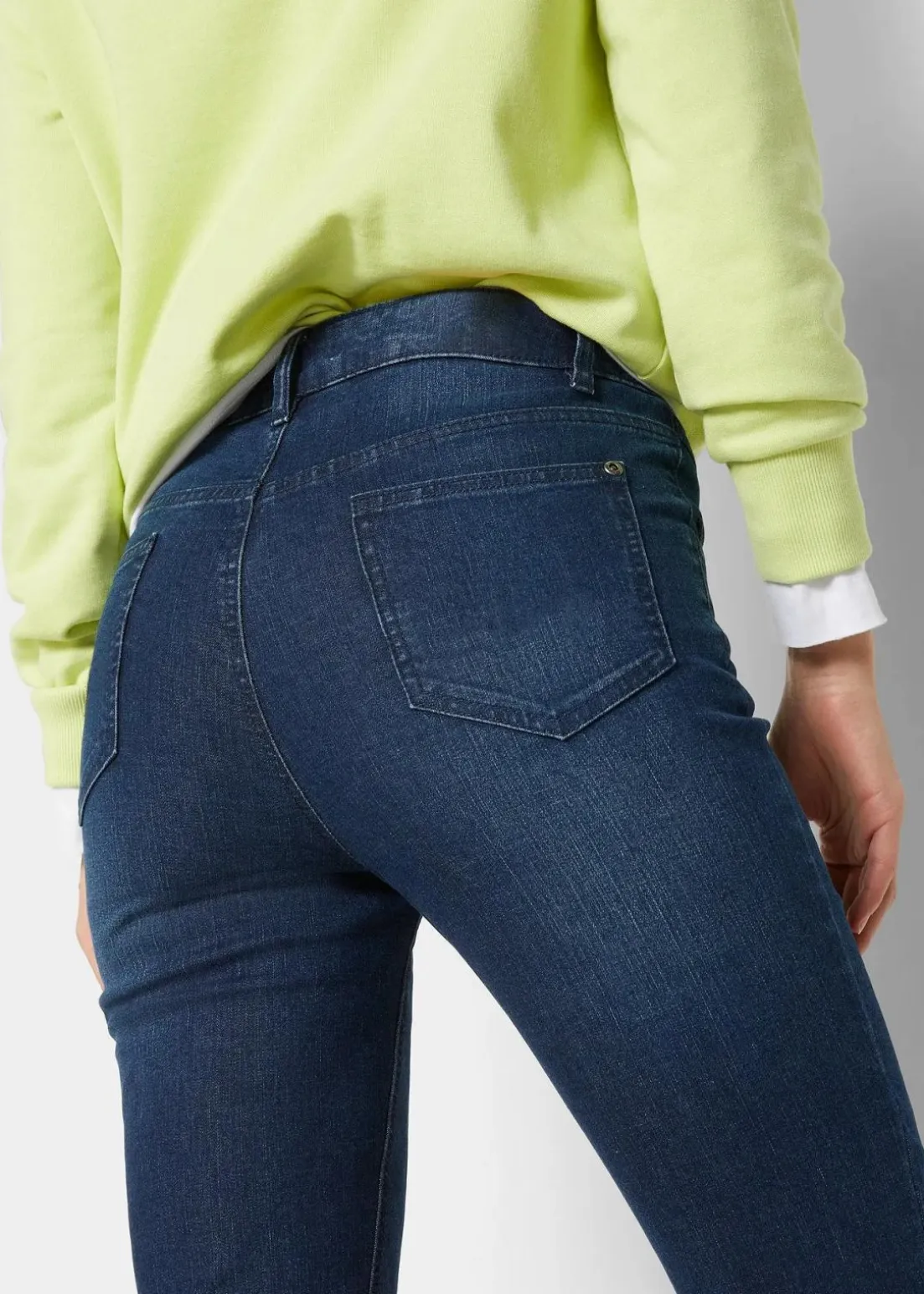 Skinny Jeans High Waist, cropped