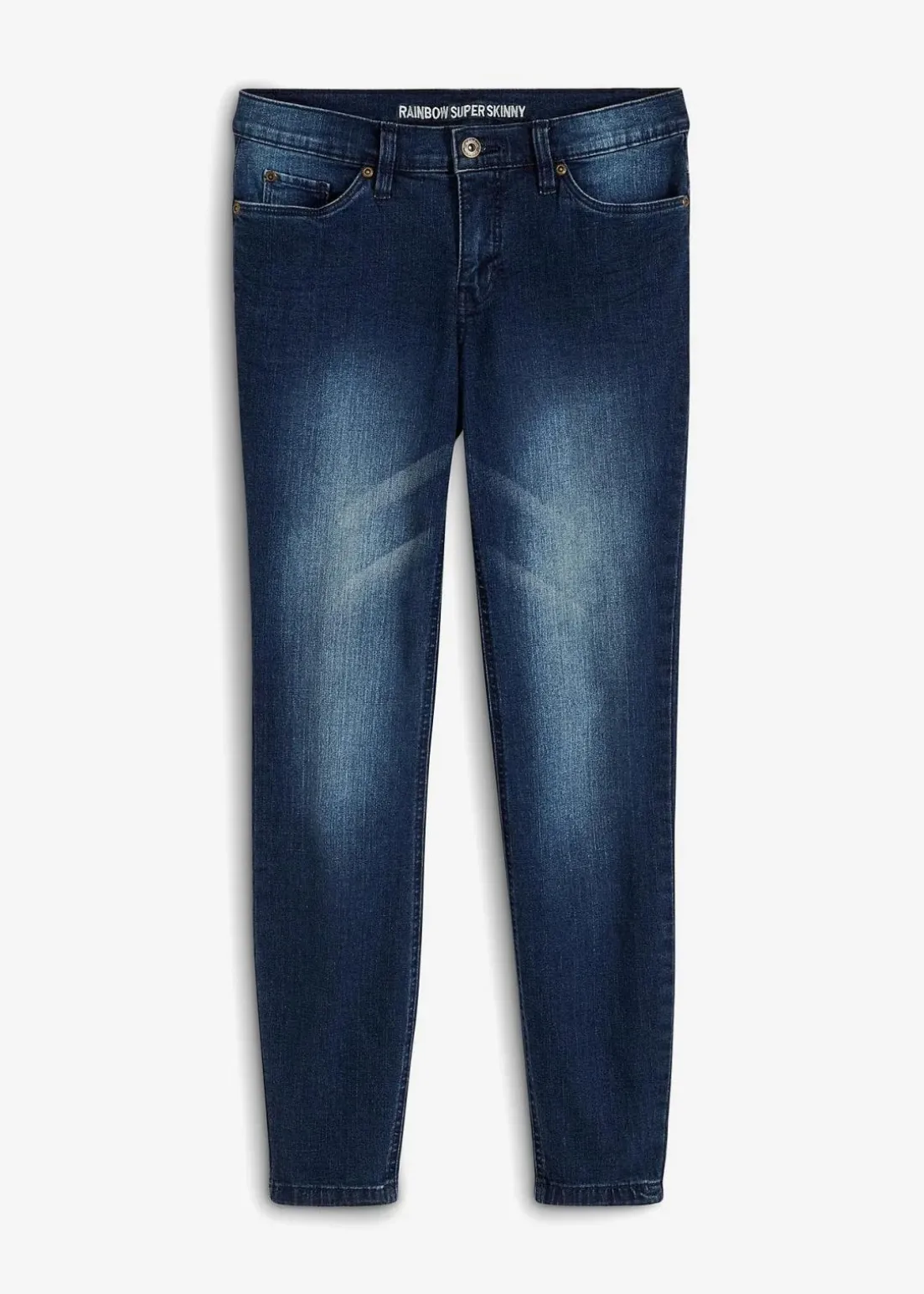 Skinny-Jeans, Mid Waist, cropped