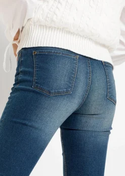 Skinny-Jeans, Mid Waist, cropped