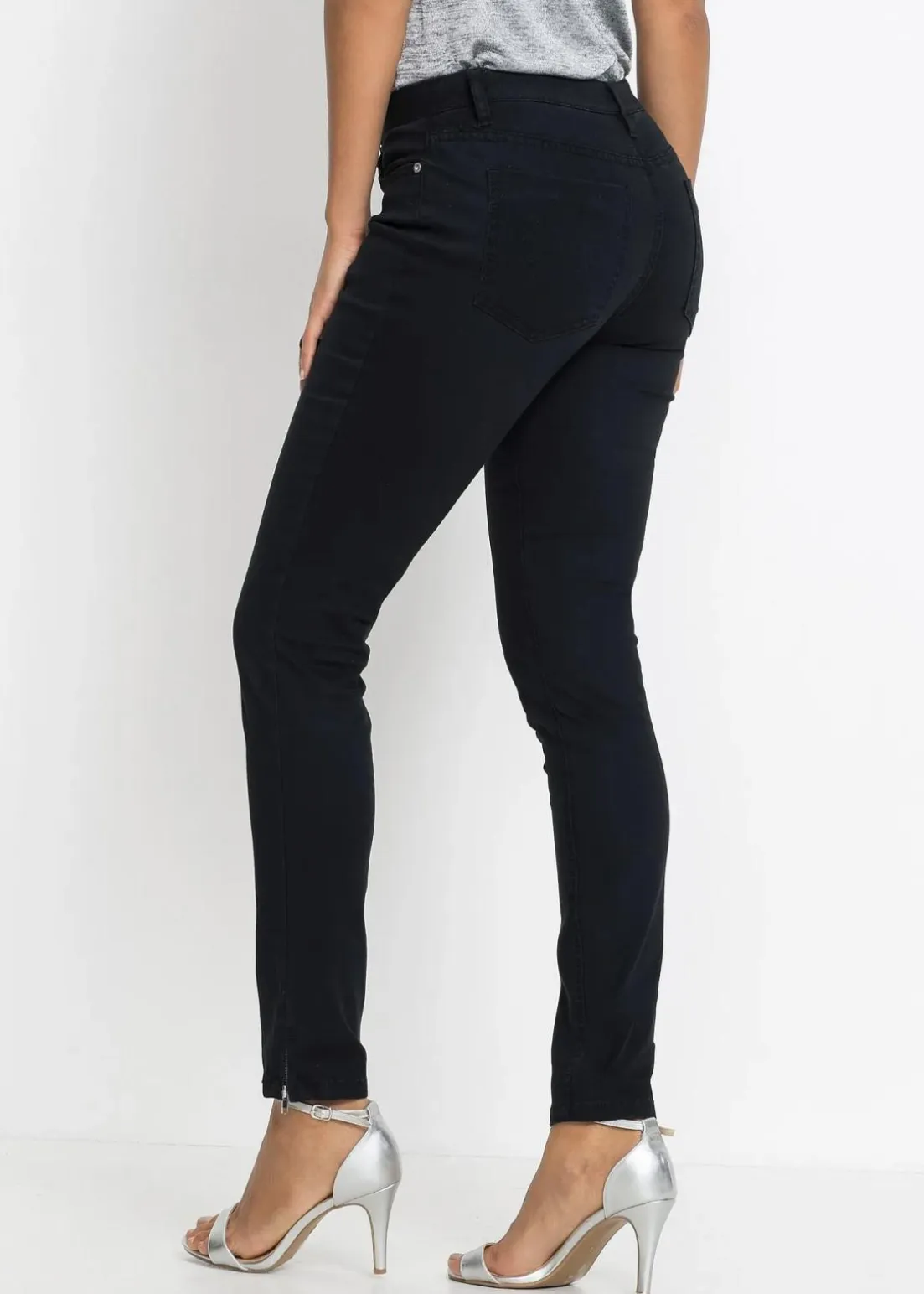Skinny-Jeans Mid Waist, cropped