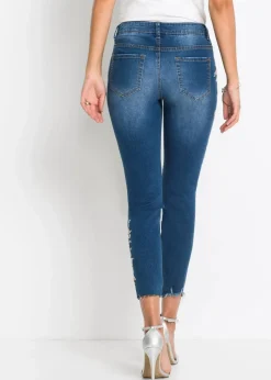 Skinny-Jeans Mid Waist, verkürzt