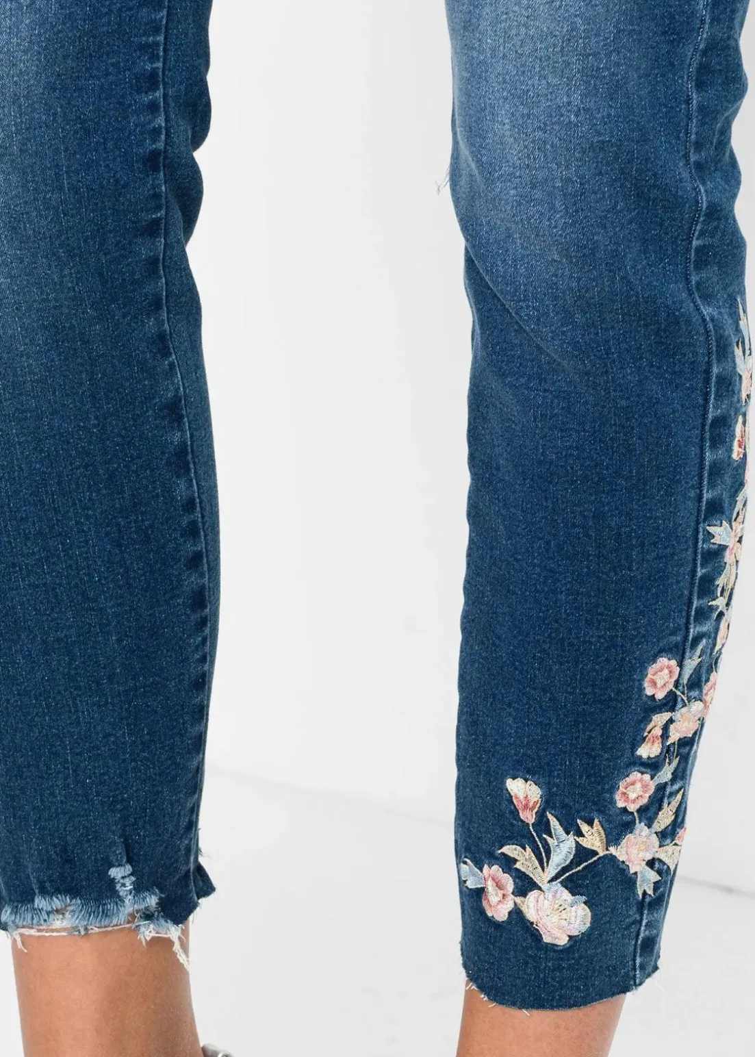 Skinny-Jeans Mid Waist, verkürzt