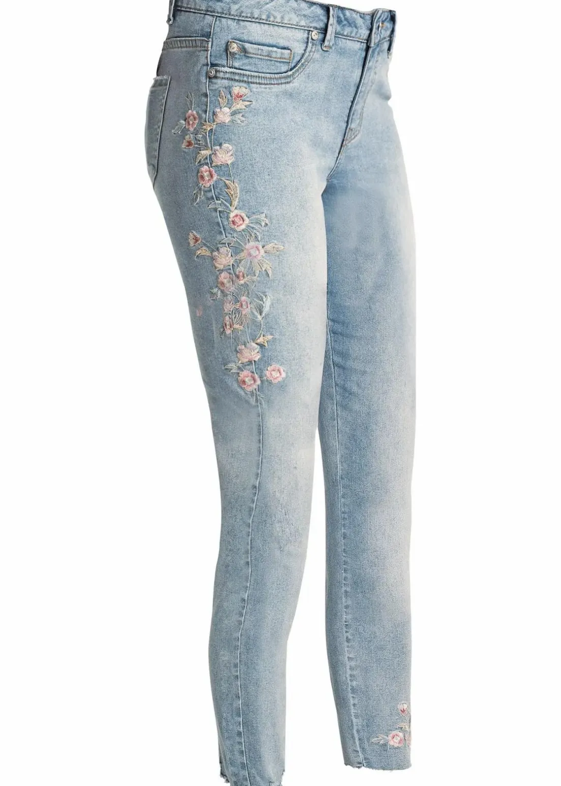 Skinny-Jeans Mid Waist, verkürzt