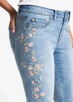 Skinny-Jeans Mid Waist, verkürzt