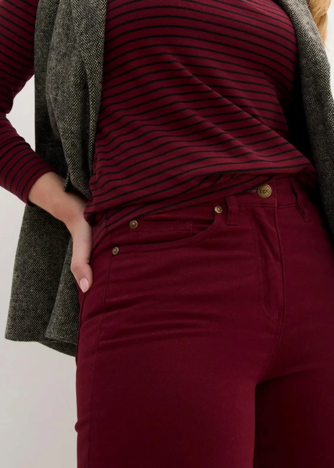 Slim Fit 7/8-Hose, High Waist