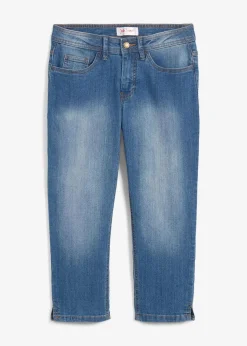 Slim Fit Jeans Mid Waist, cropped