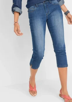 Slim Fit Jeans Mid Waist, cropped