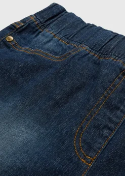 Slim Fit Jeans, Mid Waist, Baumwolle