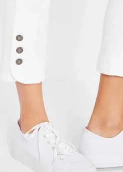 Slim Fit Jeans Mid Waist, cropped