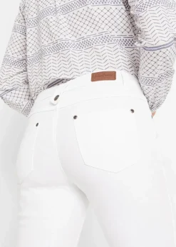 Slim Fit Jeans Mid Waist, cropped