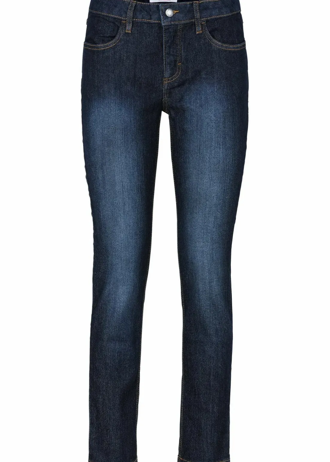 Slim Fit Jeans Mid Waist, cropped