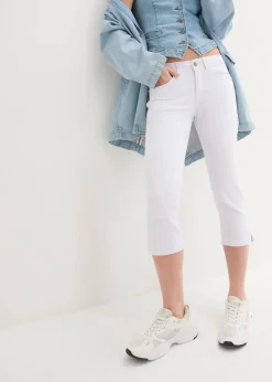 Slim Fit Jeans Mid Waist, cropped