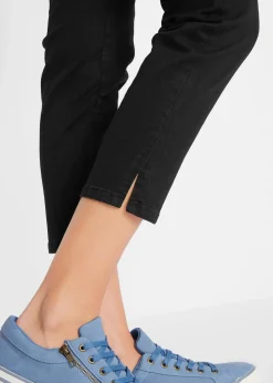 Slim Fit Jeans, Mid Waist, Bequembund