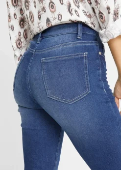 Slim Jeans Mid Waist, Stretch