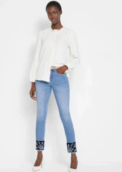 Slim-Fit-Jeans Mid Waist, Stretch