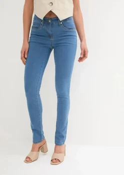 Slim-Fit-Jeans Mid Waist, Super Stretch