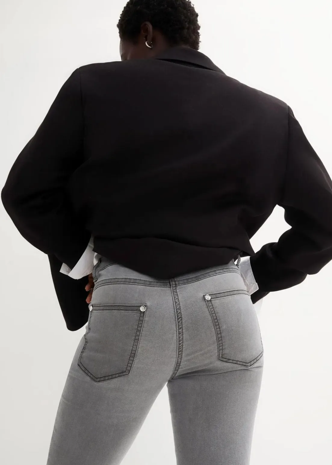 Slim-Fit-Jeans Mid Waist, Super Stretch