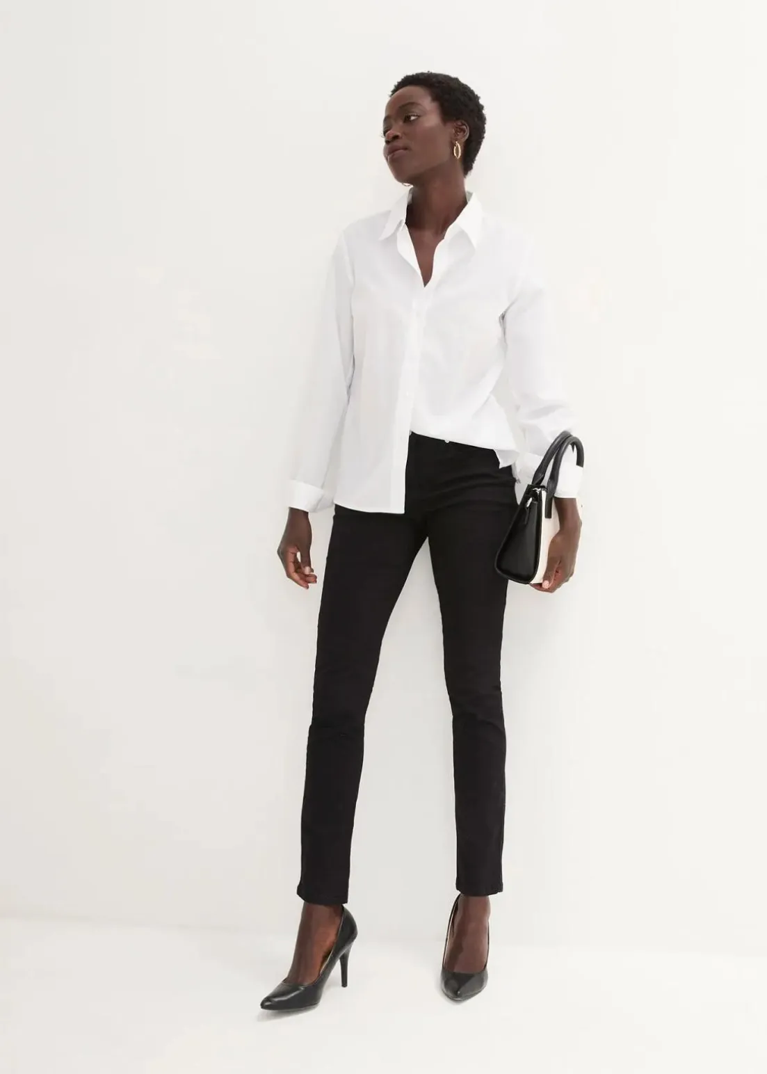 Slim-Fit-Jeans Mid Waist, Super Stretch