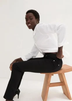 Slim-Fit-Jeans Mid Waist, Super Stretch