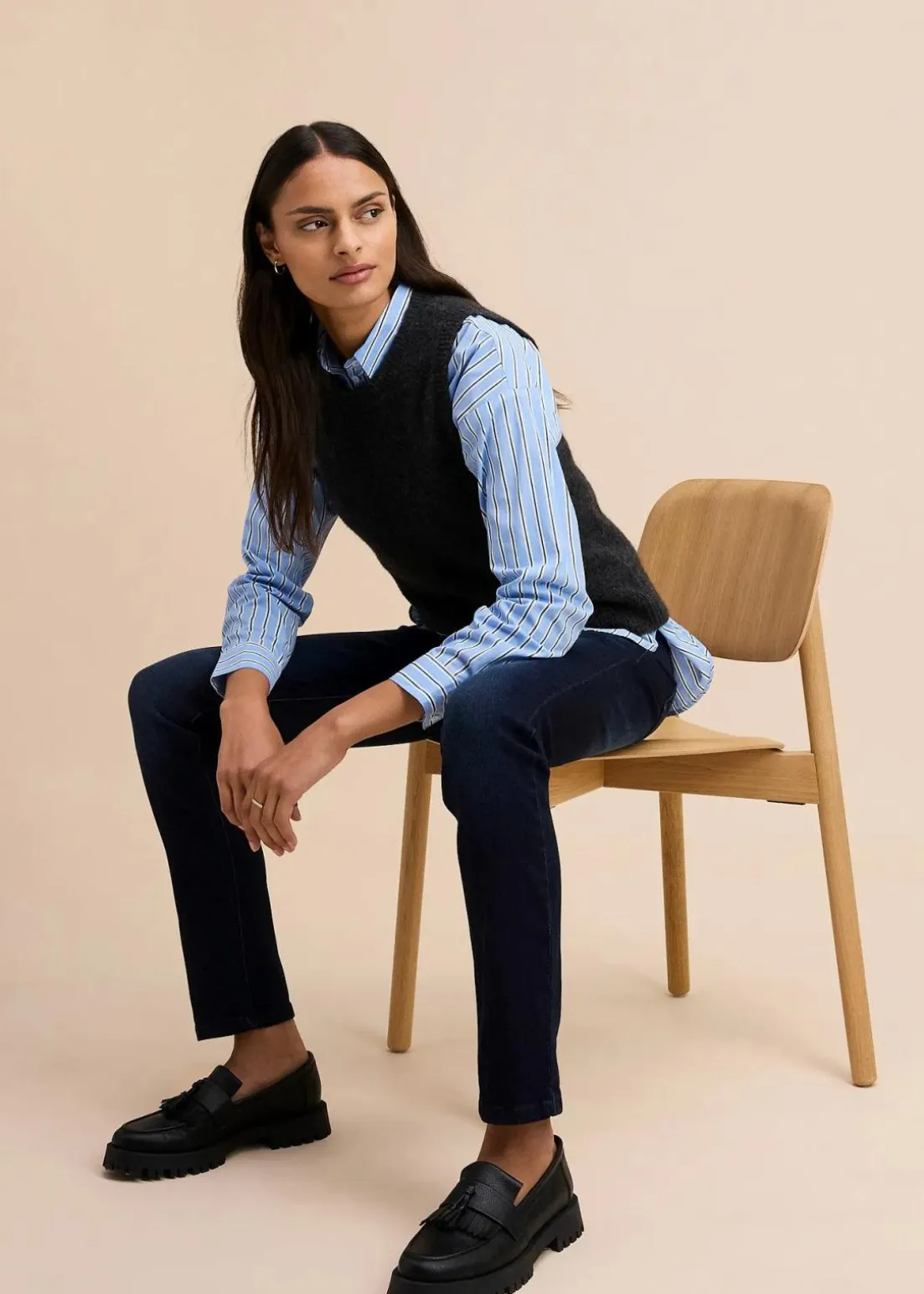 Slim-Jeans High Waist, Shaping-Ultra-Soft