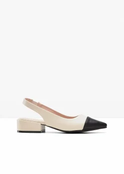 Slingpumps mit flachem Absatz