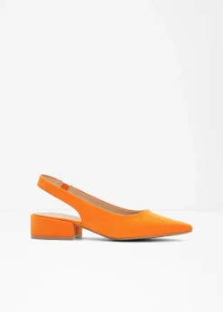 Slingpumps mit flachem Absatz