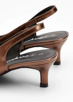 Slingpumps mit schmalem Absatz