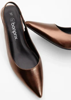 Slingpumps mit schmalem Absatz