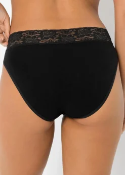 Slip mit Spitze (5er Pack)