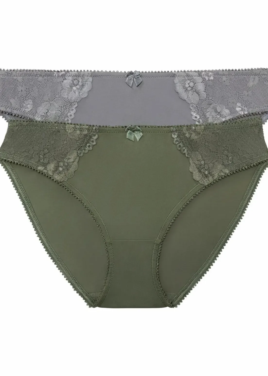 Slip mit zarter Spitze (2er Pack)