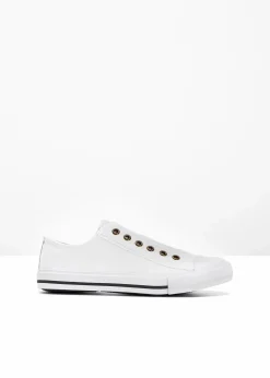 Slip-In-Sneaker aus Baumwoll-Canvas