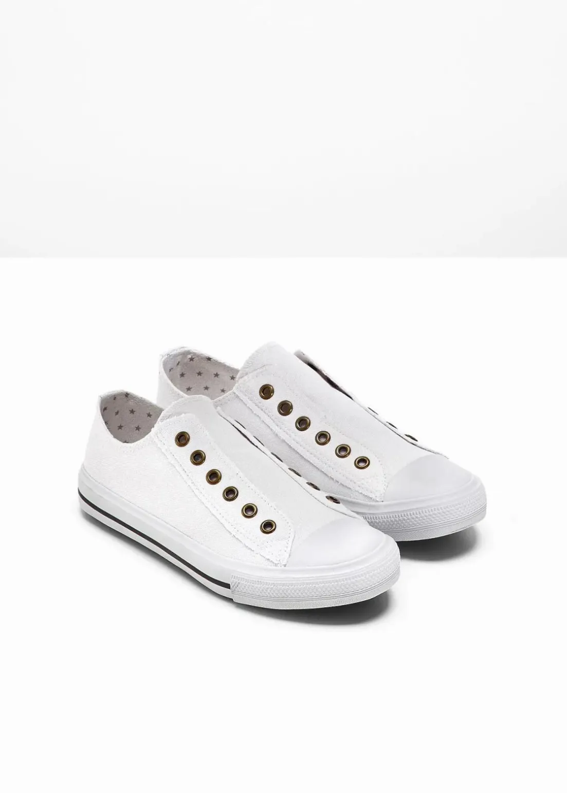 Slip-In-Sneaker aus Baumwoll-Canvas