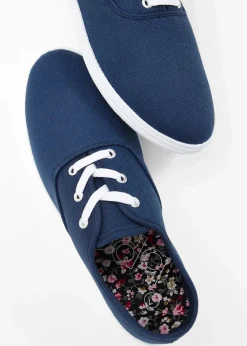 Sneaker aus Baumwoll-Canvas