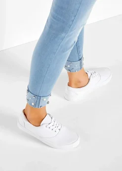 Sneaker aus Baumwoll-Canvas