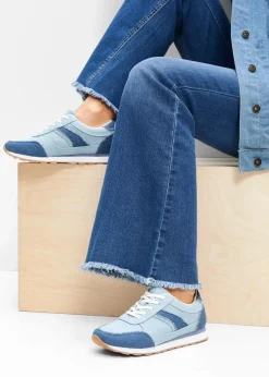 Sneaker mit Mesh-Einsatz