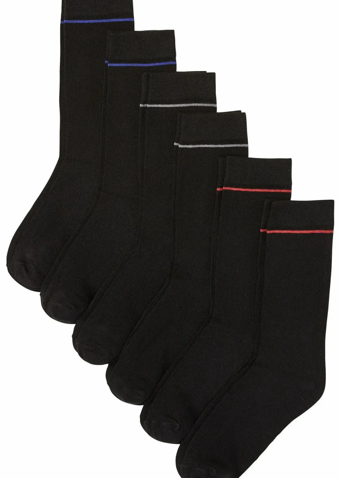 Socken mit Bio-Baumwolle (6er Pack)