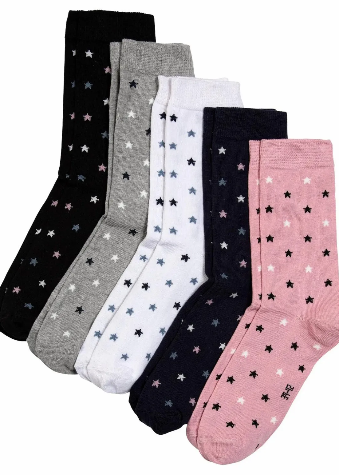 Socken mit Bio-Baumwolle (5er Pack)
