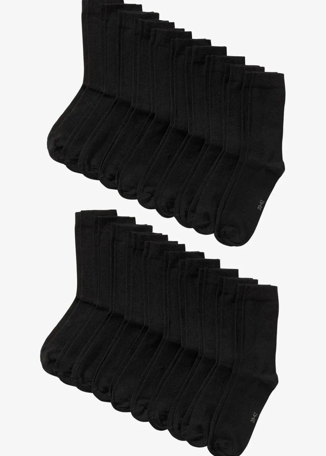 Socken mit Bio-Baumwolle (20er Pack)