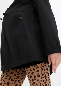 Softshell-Tragejacke / Umstandsjacke, weitenregulierbar