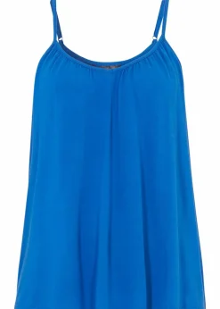 Spaghettiträger-Top aus fließender Viskose