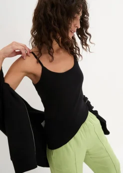 Spaghettiträger-Top aus reiner Baumwolle (3er Pack)